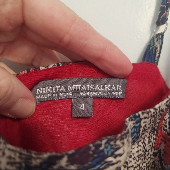 EUC Anthropologie Nikita Mhaisalkar Tiered Maxi Dress, Size 4 - Picture 11 of 16